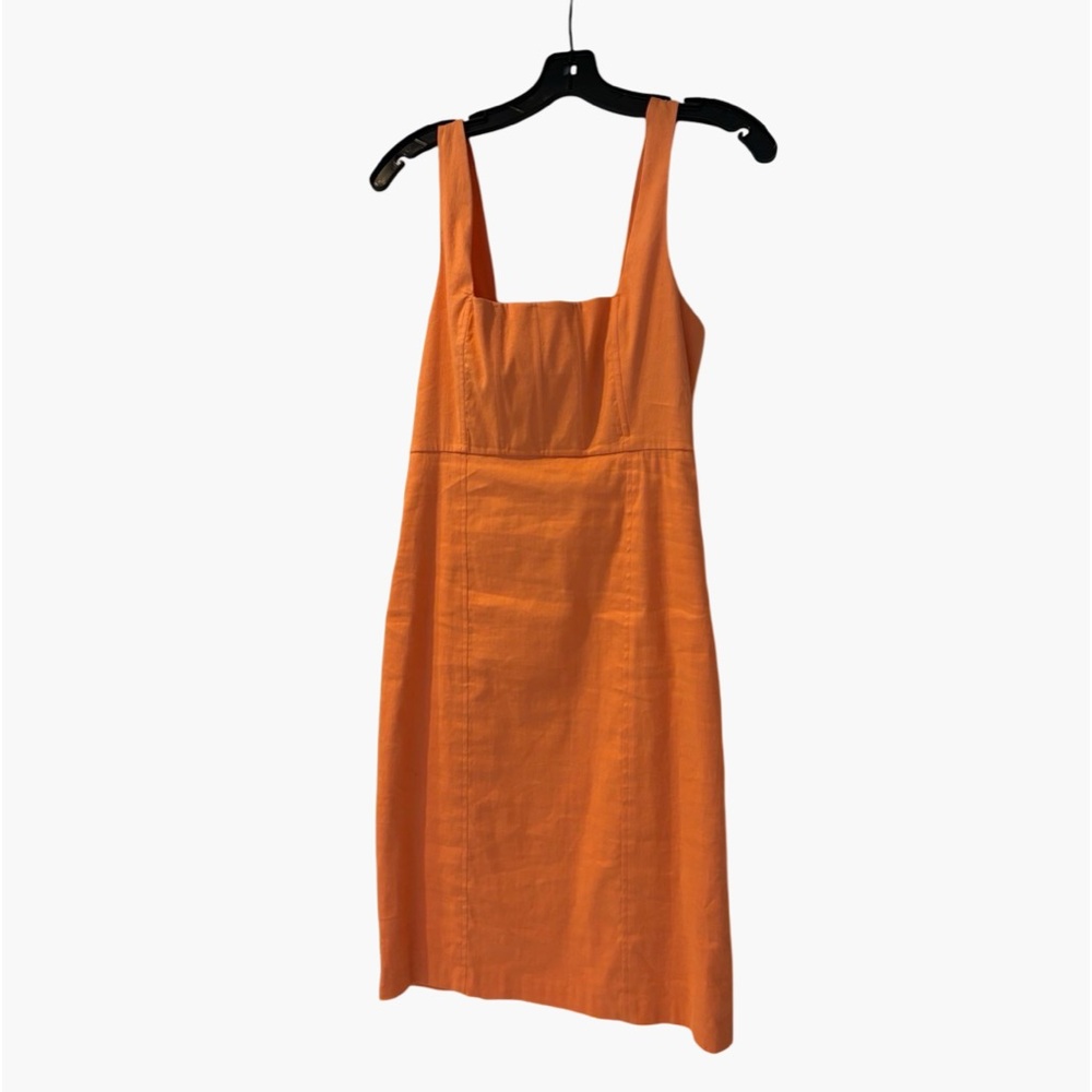 Alice + Olivia orange dress. Beautifully made.